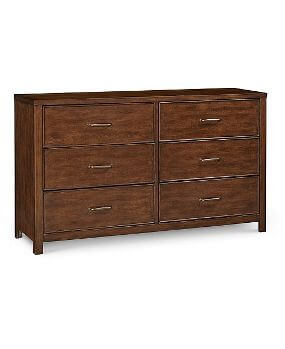 Home Meridian Ashford Espresso Finish 6-Drawer Dresser