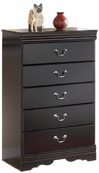 Ashley Black 5-Drawer Chest