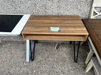 Ashley Stratford Brown Desk (blemished - top has damage)
