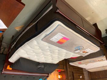 Ashley Alisdair Dark Brown Sleigh-Style Queen Bed