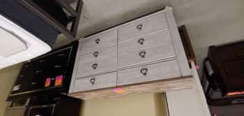 Ashley Smithfield Ivory & Distressed Hardwood Dresser