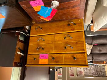 Ashley Oak Wood-Look 5-Drawer Chest