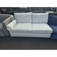 Aubrey Linen One-Arm Loveseat