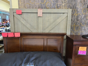 Modus Austin Rustic Grey Full Headboard