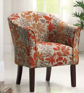 Coaster Autumn Leaves Upholstered Accent Chair