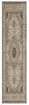Karastan Avonmore Willow Grey 28 x 94 Area Rug Runner (Touchstone Collection)