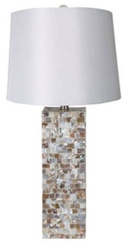 Crestview Marble Tiles Table Lamp