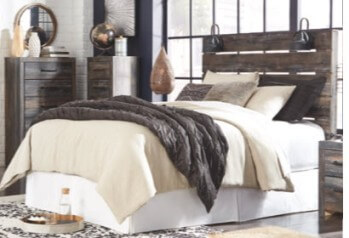 Ashley Dryden Queen Bed with Lighting