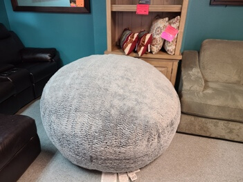 Beco Jumbo Grey Bean Bag Lounger