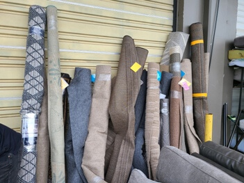Beige Indoor/Outdoor Carpet - Approximately 6 x 9