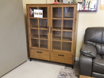Modus Belgrade Display Bookcase with Glass Doors