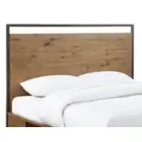 Modus Belgrade King Headboard with Metal Accents