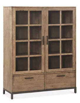Modus Belgrade Display Bookcase with Glass Doors