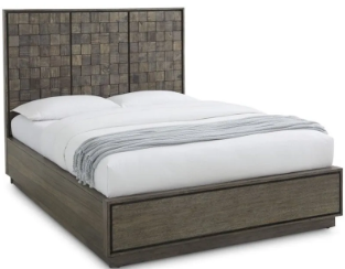 Modus Berkeley Rustic Grey Finish Queen Bed