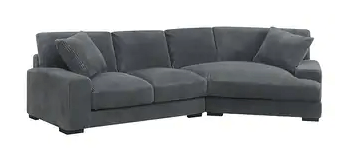 Porter Big Chill Charcoal 2-Piece Sectional