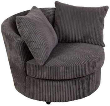 Porter Big Chill Charcoal Swivel Chair