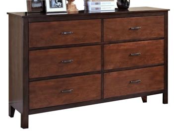 New Classic Bishop Espresso & Maple Two-Tone Dresser