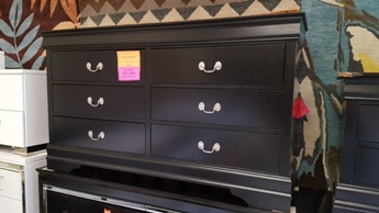 Homelegance Mayville Black Finish 6-Drawer Dresser