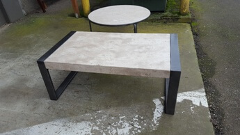 Bernhardt Ainsworth Marble Top Rectangular Coffee Table (blemish)