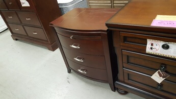 Modus Brighton Cinnamon 2-Drawer Nightstand with Tray (blemish)