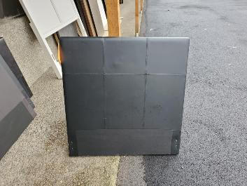 Homelegance Black Faux Leather Twin Headboard