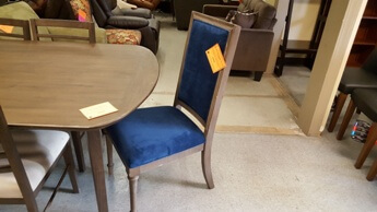 Modus Belize Blue Velvet Side Chairs (set of 2)