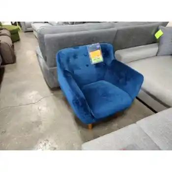 Nelson Blue Velvet Chair