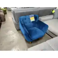 Nelson Blue Velvet Chair