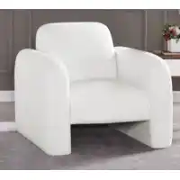 Thomasville Cassidy White Boucle Accent Chair