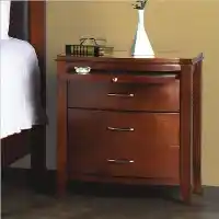 Modus Brighton Cinnamon 2-Drawer Nightstand with Tray (blemished)