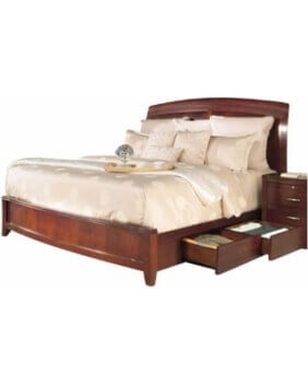 Modus Brighton Cinnamon Cal King Storage Bed