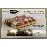 Sabatier Build-A-Board Bamboo Serving Board with Lid