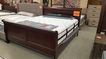 Modus Cambridge Dark Cherry King Sleigh Bed