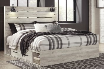 Ashley Camden King Storage Bed with Lighting