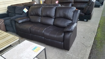 Homelegance Cassville Dark Brown Reclining Sofa
