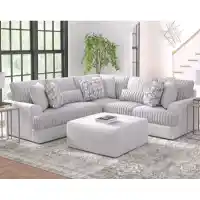 Jackson Furniture Titan Lux Silver 2-Piece Sectional