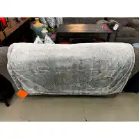 Large Charcoal Faux Fur Throw Blanket