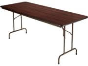 Alera Cherry Veneer Folding Table 72 x 30