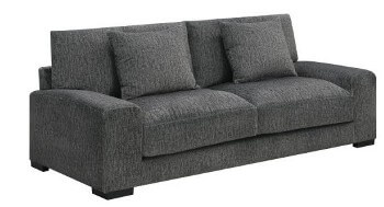 Porter Big Chill Pewter Chenille Sofa