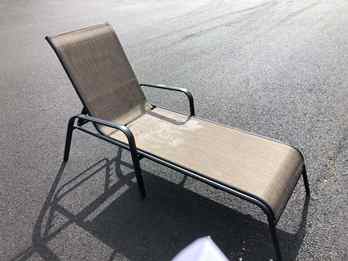 Outdoor Chocolate Mesh Chaise Lounge (blemish)