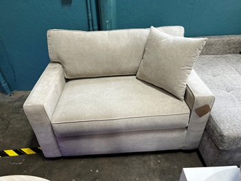 Jonathan Louis Heavenly Chrome Sleeper Chair