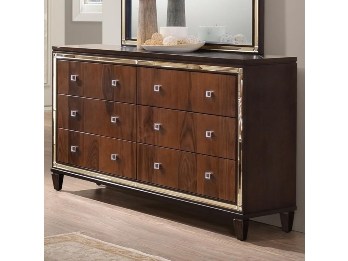 New Classic Claire Chocolate 6-Drawer Dresser