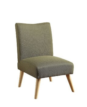 Furniture of America Lompton Mid-Century Modern Olive Green Accent Chair