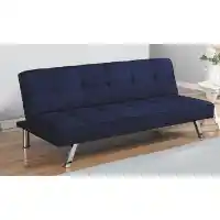 Coaster Blue Fabric Sofa Bed