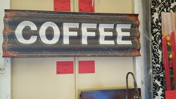 CBK Coffee Corrugated Wall Sign