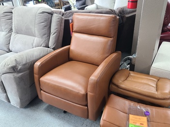 Jordie Leather Pedestal Recliner