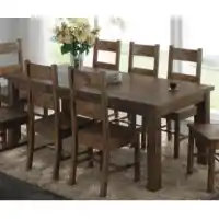 Coaster Coleman Hardwood Dining Set with 4 Chairs