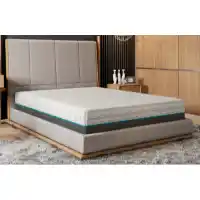 BedTech CopperLux 12-inch Gel-Infused Memory Foam Split-Head King Mattress