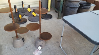 Copper Finish Tri-Level Plant Stand
