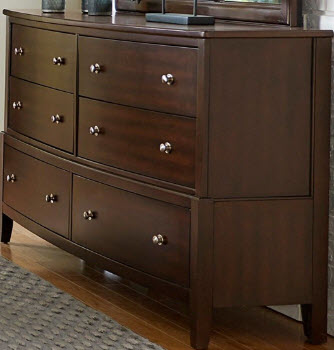 Homelegance Cotterill Cherry Finish 6-Drawer Dresser